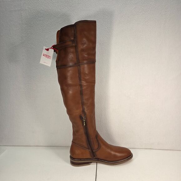 Pikolinos Aldaya Musketeer Riding Tall Boots Cuero Women's Size EU 39 NWOT - Picture 7 of 12